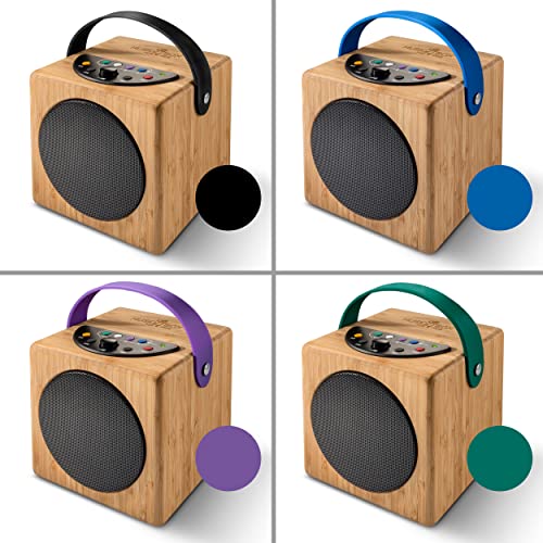 KidzAudio Caja de música para niños: Altavoz Bluetooth portátil para niños con Memoria USB o reproducción Bluetooth con Conector para Auriculares, limitador de Volumen, función de grabación y sueño