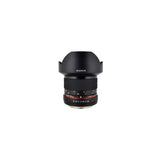 Rokinon Lente Ultra Ancha FE14M-C de 14 mm F2.8 para Canon (Negro)