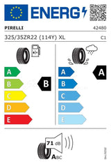 325/35ZR22 PIRELLI TL Scorpion Zero As A8B Ncs Xl 114Y