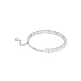 Swarovski Gargantilla Millenia, Talla octogonal, Blanca, Baño de rodio