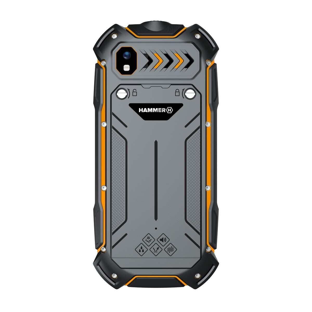 Hammer Boost 2 LTE IP68 2,4 Pulgadas Reforzado 3500 mAh LTE, Negro/Naranja