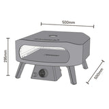 Cozze® Horno para pizza de gas 13" CLASSIC – 30 mbar, potente y rápido, con piedra de cordierita, encendido automático, diseño resistente