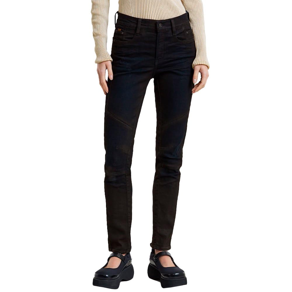 G-STAR Para Mujer Jeans Ace 2.0 Biker Slim Straight, Azul (Worn in Granulite Cobler D25285-8968-G807), 30W / 32L