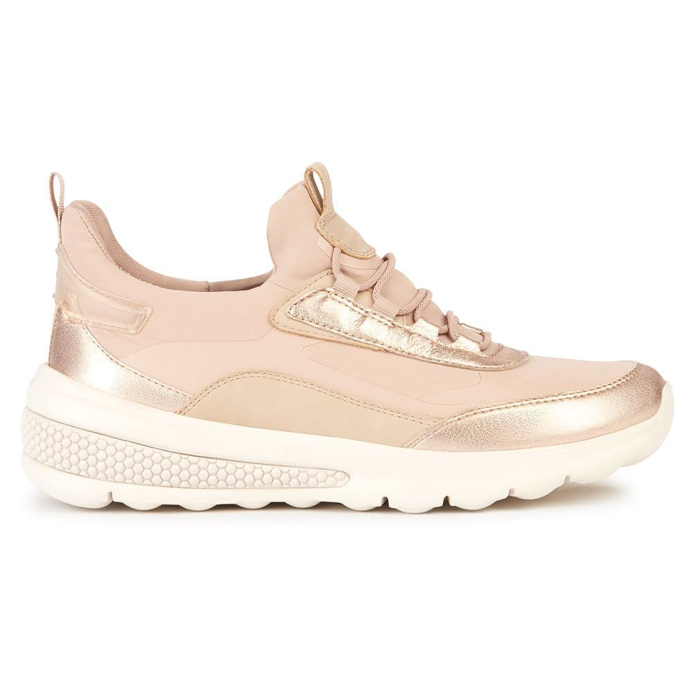 Geox D Spherica Actif A, Zapatillas, Nude Rose Gold, 41 EU