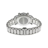 Emporio Armani Reloj Hombre, Movimiento cronógrafo de cuarzo, caja de acero inoxidable plateado de 41 mm con correa de acero inoxidable, AR1853, Tono plateado y negro