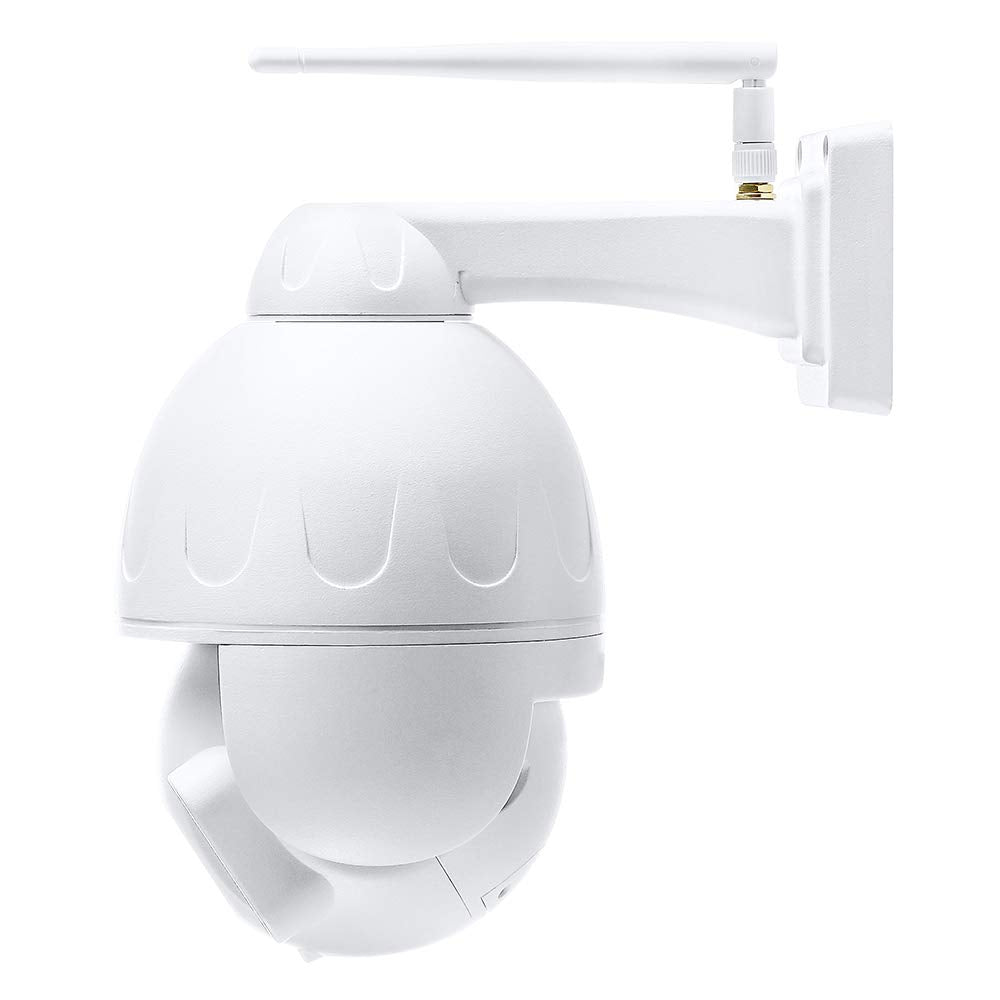 PNI Videocamera de vigilancia IP652W WiFi PTZ 1080p 2MP 5X Zoom óptico H265 Ranura microSD Visión Nocturna 50m IP66 Alarma de detección de Movimiento Comunicación de Audio bidireccional