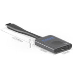 PureLink® Wireless-HDMI Set, transmisión inalámbrica HDMI, Full HD, 1080p, transmisión sin comprimir a una Distancia de hasta 30 Metros, Juego de dongle transmisor y Receptor, Negro