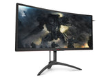 AOC Agon AG352UCG6 - Monitor curvo gaming de 35" UHD 4K (3440 x 1440, 2500:1, 4 ms, 120 Hz, Gsync, FlickerFree, LowBlue, Altavoces, VESA, HDMI, DisplayPort) Gris