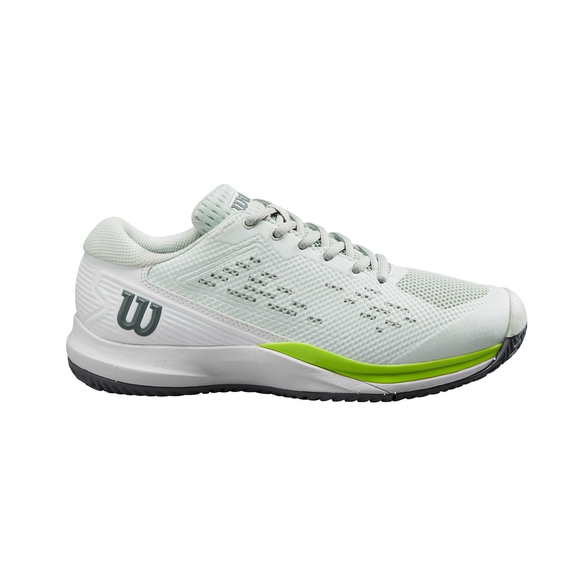 Wilson Rush Pro Ace, Tennis Shoe Mujer, Opal Blue/White/Jasmine Green, 40 EU