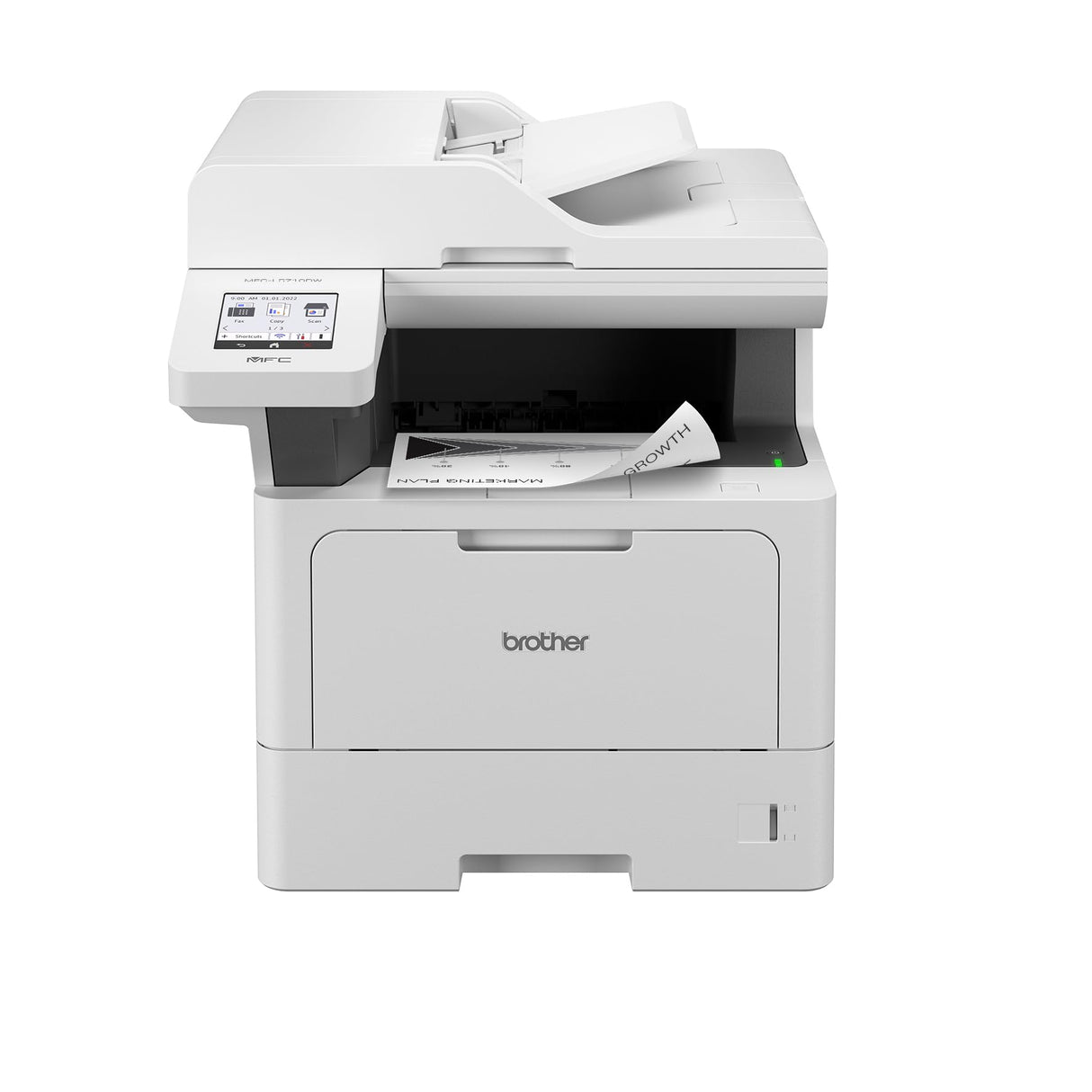 Brother MFCL5710DW, Impresora multifunción láser Monocromo de Uso Profesional, dúplex automático 4 en 1, Red Cableada y WiFi,
