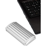 Freecom mSSD Celeritas Thunderbolt 3, 1TB, 186g, plateado, SSD externo, SSD USB 3.0, Solid State Drive externo, Windows y Mac OS X, USB-C, Unidad portátil, Interfaz Thunderbolt 3