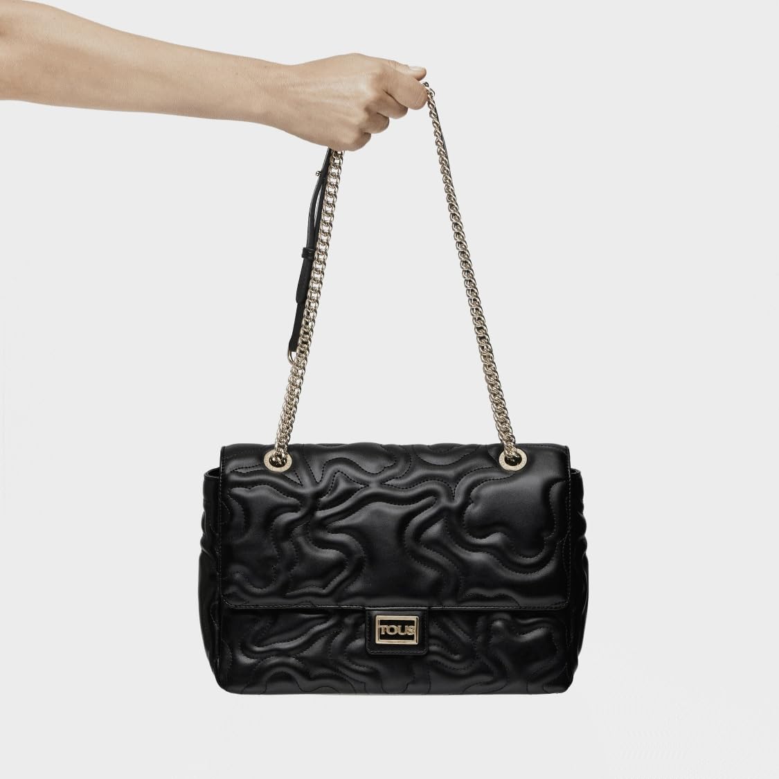 TOUS, BANDOLERA SOLAPA M. K DREAM para Mujer, NEGRO, MEDIANO