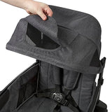 Radio Flyer Voya Stroller Wagon, Cochecito Doble, 2 Asientos Altos Cara a Cara, toldo Ajustable con protección UV, Bandeja para Aperitivos, Gris