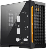 Geometric Future M6 Raphael Mid Tower, Carcasa de PC, diseño de Canal de Aire Vertical, Soporte para E-ATX de 12" x 11", radiador 360, Soporte de GPU Vertical, Negro, GEO-M6-RA