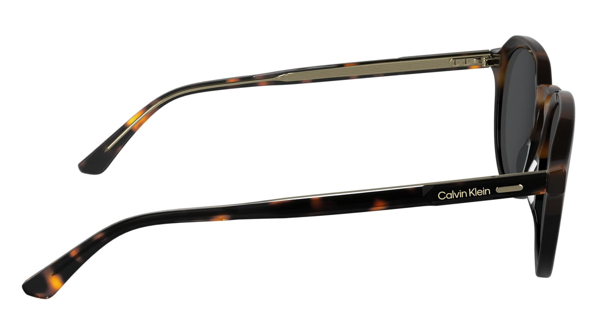 Calvin Klein Unisex Adult Sunglasses CK24538S - Havana/Black with Solid Grey Lens