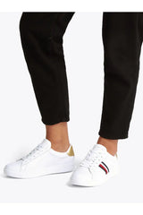 Tommy Hilfiger Runner Sneaker Mujer Essential Low Top, Blanco (White), 40
