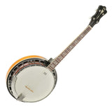 Gewa 505031 Banjo 4 Cuerdas, Parche Original Remo, con Estuche