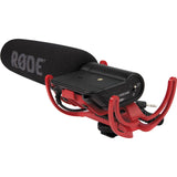 RØDE VideoMic Rycote Micrófono de cañón de para cámara RØDE VideoMic con filtro paso alto y atenuador para grabación cinematográfica, creación de contenido y grabación en exteriores