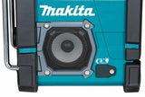Makita DMR112 Battery Operated Construction Site Radio 7.2 V - 18 V with Dab+ and Bluetooth (Without Battery, Without Charger), Turquoise