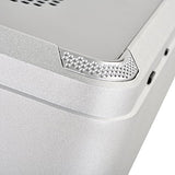 SilverStone SST-FTZ01S - Carcasa de Ordenador Fortress Mini-ITX para Juegos de Alto Rendimiento, Plata