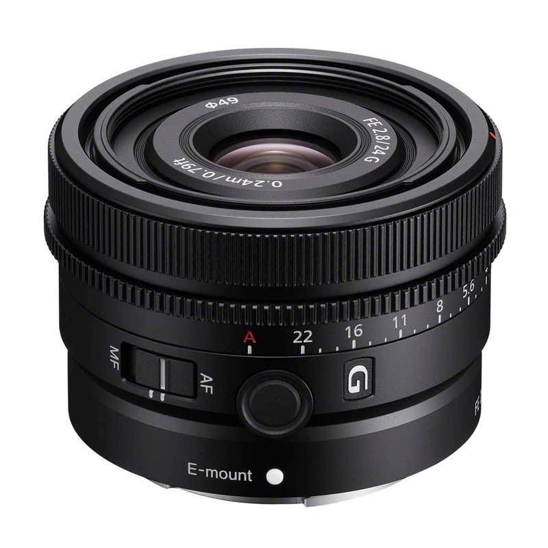 Sony SEL24F28G - Objetivo Full-Frame FE 24mm F2.8 G, Objetivo Prime de la Serie G (Gran Angular, Objetivo de Paisaje)