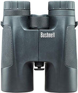 Bushnell - Powerview - 10x42 - Negro - Prisma de techo - Enfoque instantáneo - Dioptrías ajustables - Resistencia extrema - Turismo - Viajes - Diseño robusto - Prismáticos - 141042