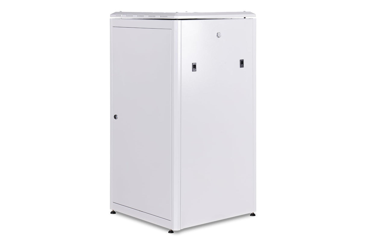 DIGITUS Armario de red de 19 pulgadas 22 U - 60 x 60 cm - Serie Unique - Carga máximo 800 kg - profundidad útil 543 mm - Gris