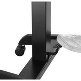 Maclean MC-892B Escritorio para Ordenador portátil de Altura Regulable con Ruedas Escritorio de pie Regulable en Altura hasta un máximo de 113 cm 30 Grados Inclinable Negro