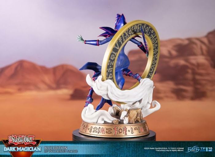 First4Figures F4F Yu-Gi-Oh! - Dark Magician Blue Variant PVC Statue (29cm) (YGODMBS)