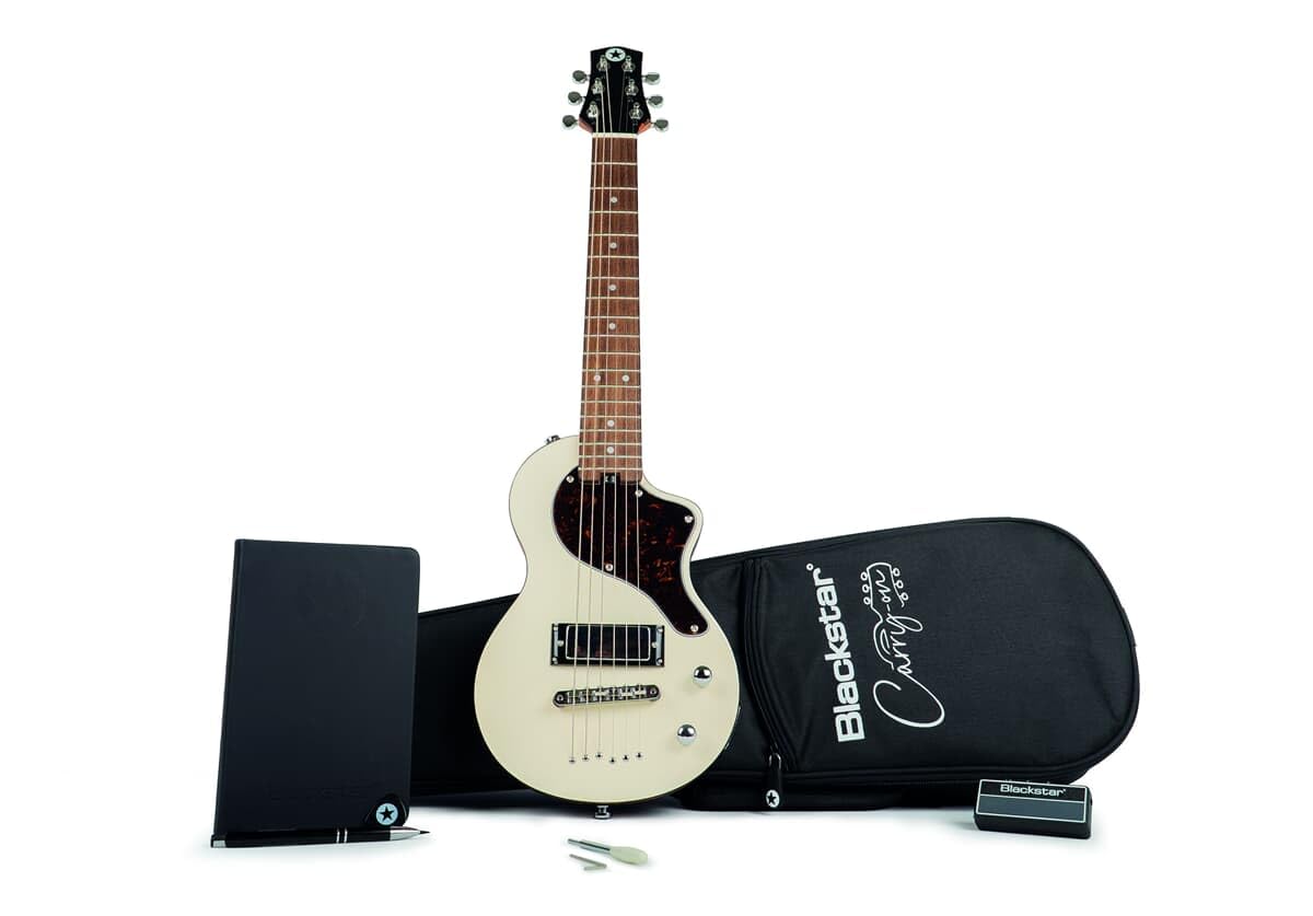 BLACKSTAR CARRY ON PCK WHT Guitarra eléctrica de viaje