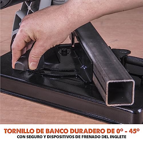 Evolution - Sierra tronzadora multimaterial Rage 4, corta madera, metal y plástico,