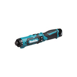 Makita DF012DSE power screwdriver/mpact driver Negro, Azul 200 RPM - Destornillador (7,2 V, Ión de litio, 1500 mAh, 44 mm, 218 mm, 142 mm)