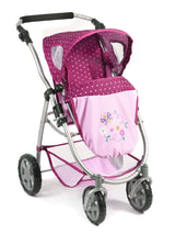 Bayer Chic 2000 637 29 Carrito para muñecas, 3 en 1, Color Morado, Lila/Rosa