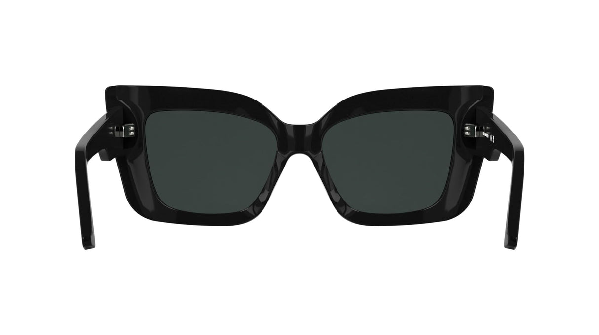KARL LAGERFELD KL6204S Sunglasses, Black/Silver, Talla única para Mujer
