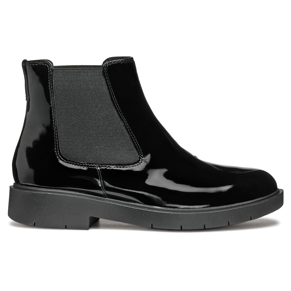 Geox D Spherica Ec1 E, Bota de Tobillo Mujer, Black, 37 EU