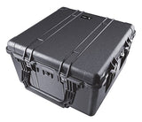 PELI 1640 Maleta de Transporte técnico con Ruedas robustas y asa Extensible para cámaras y Drones, IP67 estanca e Impermeable al Polvo, 130L de Capacidad, Fabricada en EE.UU., sin Espuma, Color Negro