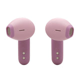 JBL Wave Flex 2, Auriculares inalámbricos True Wireless, Bluetooth, autonomía de hasta 40 hrs, Sonido Pure Bass, Smart Ambient, Resistentes al Agua y al Polvo, conexión multipunto, Rosa