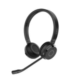 Jabra Evolve 65 TE MS - Auriculares Inalambricos Bluetooth, Cascos Inalambricos Bluetooth con 30m Rango, 16h Batería, conectividad USB-A y USB-C, se Conecta a Dos Dispositivos - Negro