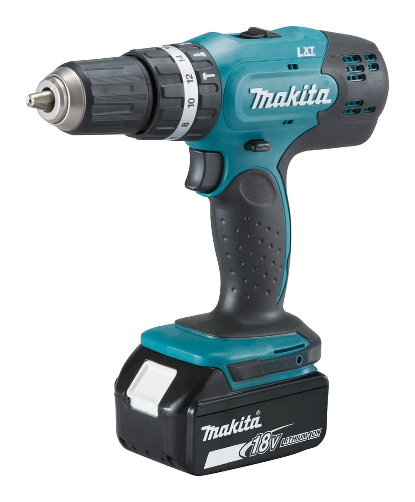 Makita DHP453RFE Taladro Percusión Batería 18V LXT 13mm 42 Nm 2x3.0Ah MAKPAC