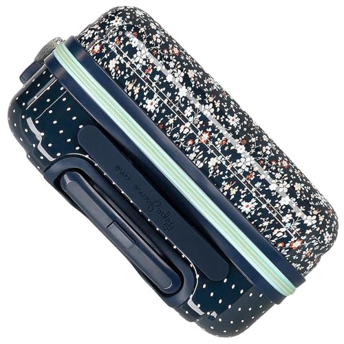 Pepe Jeans Alenka Juego de Maletas Azul 55/68 cms Rígida ABS Cierre TSA 104L 6,64 kgs 4 Ruedas Dobles Equipaje Mano by Joumma Bags
