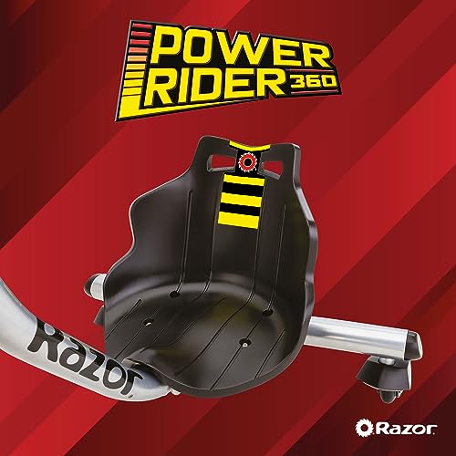 Razor Powerrider 360 Vehículo Eléctrico, Niños, Amarillo, Talla Única