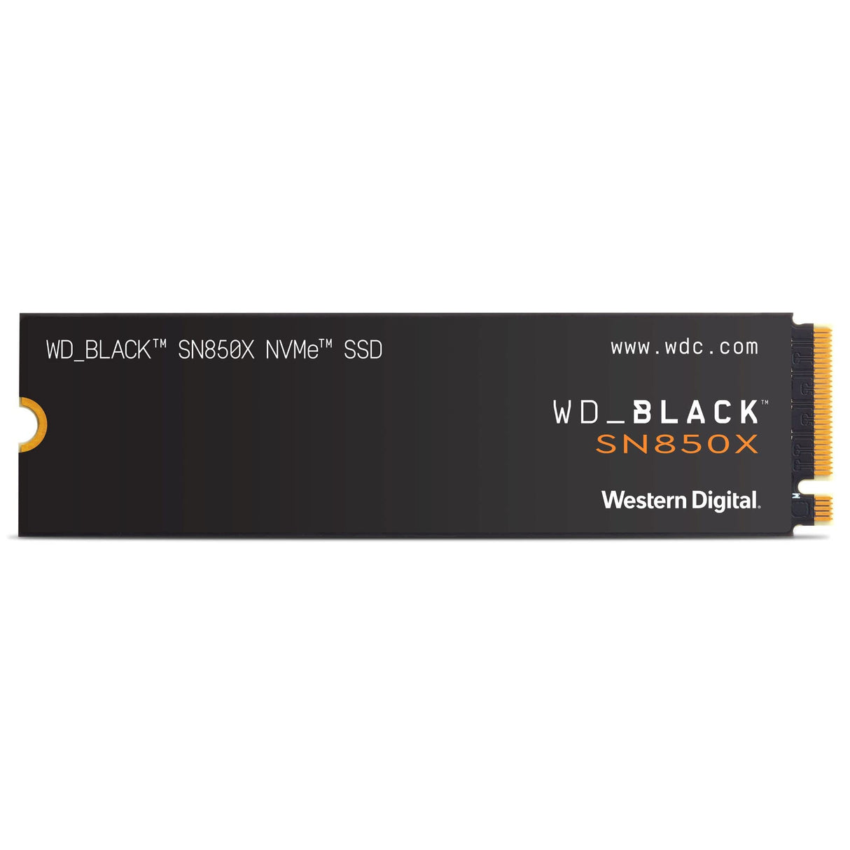 WD_BLACK SN850X NVMe SSD, 2TB M.2 2280, Velocidades de lectura hasta 7300 MB/s, escritura 6600 MB/s, SSD para Juegos internos, PCIe Gen 4, SSD de alto rendimento, Negro