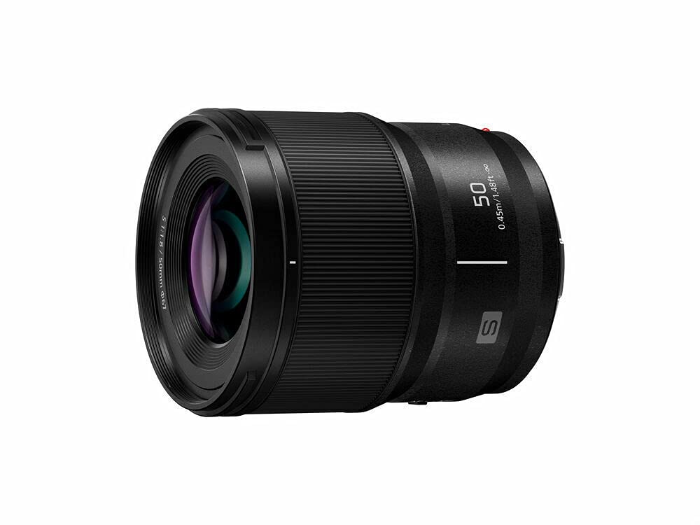 Panasonic LUMIX S Series Lente de cámara, Lente Intercambiable F1.8 L de 50 mm para cámaras Digitales de Marco Completo sin Espejo, S-S50 Negro