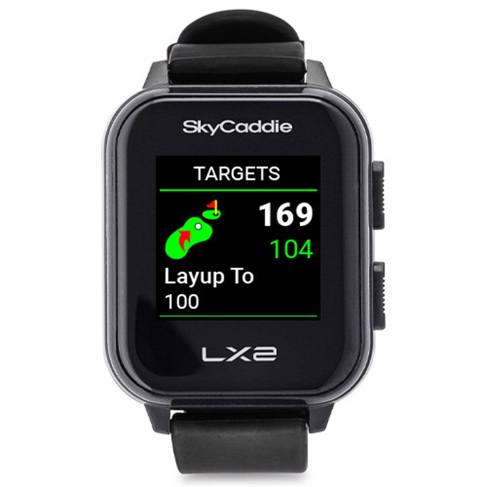 Skycaddie LX2 Tourbook - Reloj de Golf con GPS, Color Negro, Talla única