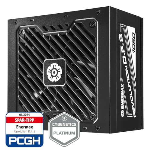 Enermax EnermaxK8 ARGB Midi Tower - Caja de PC para Gaming (1050 W, 1050 W), Color Blanco y Negro
