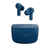 Urbanista Atlanta Auriculares Inalámbricos con Cancelación Activa de Ruido Híbrida, Auriculares Resistentes a Salpicaduras, Multipunto Bluetooth, Estuche de Carga Inalámbrica, Azul Acero