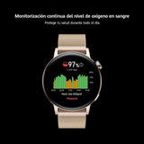 HUAWEI Watch GT 3 46mm Smartwatch, Reloj deportivo, con monitorización SpO2, con pantalla grande, Reloj entrenamiento, Reloj inteligente, Marrón+38 Meses de garantía