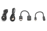 DIGITUS Juego de Extensores de Vídeo Inalámbricos - 30 m de Alcance - Ultra-HD 4k/30Hz - Transmisor con Conector USB-C y Receptor con Conector HDMI - Punto a Punto - Plug&Play - Negro-Plata