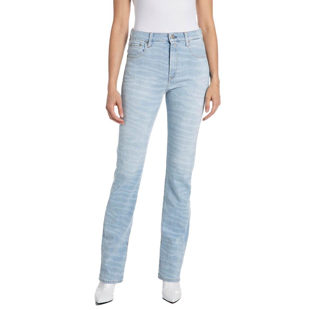 REPLAY WB489 Sharljn Comfort, Vaqueros confeccionados en denim confort para mujer, Azul (Light Blue 010), 25W / 30L