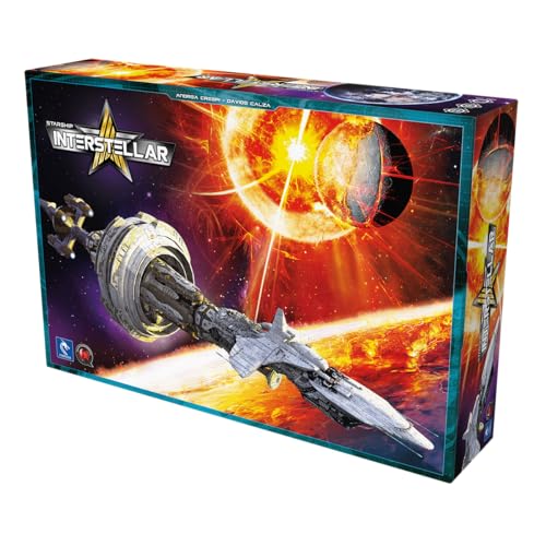 Asmodee Pendragon Game, Starship Interstellar, Juego Experto, Juego de Estrategia, 1-4 Jugadores, a Partir de 13 años, 150 Minutos, alemán